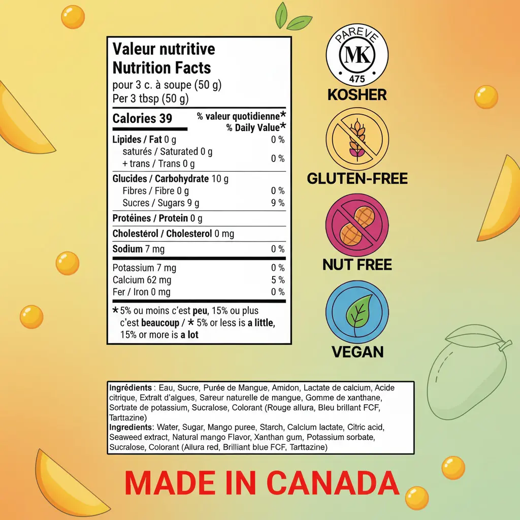 Kosher vegan nut free allergene free mango made in Canada (2).webp