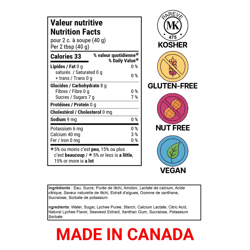 Kosher vegan nut free allergene free lychee made in Canada.webp