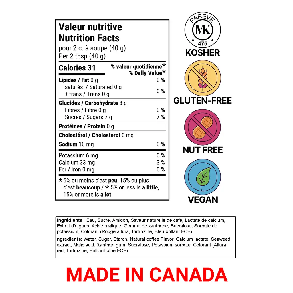 Kosher vegan nut free allergene free coffee made in Canada.webp