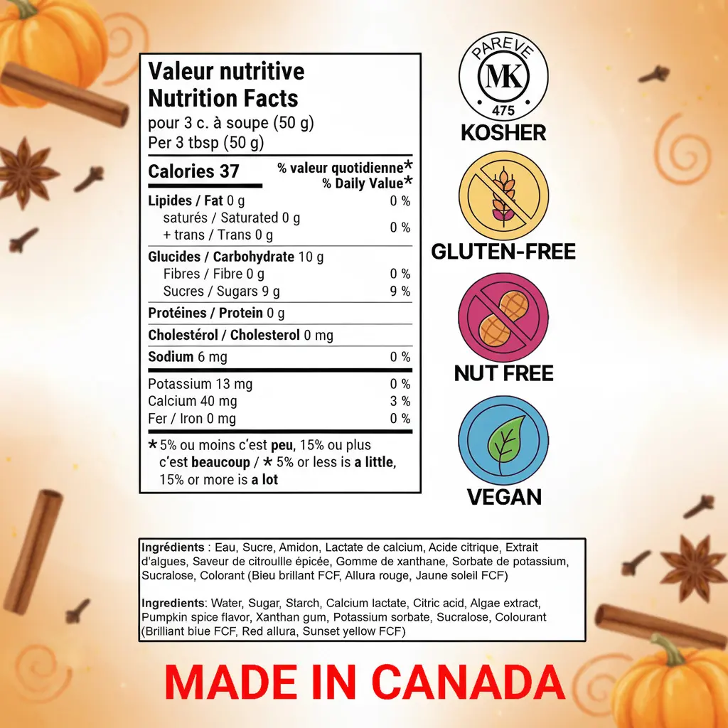 Kosher vegan nut free allergene free pumpkin spice made in Canada (2).webp