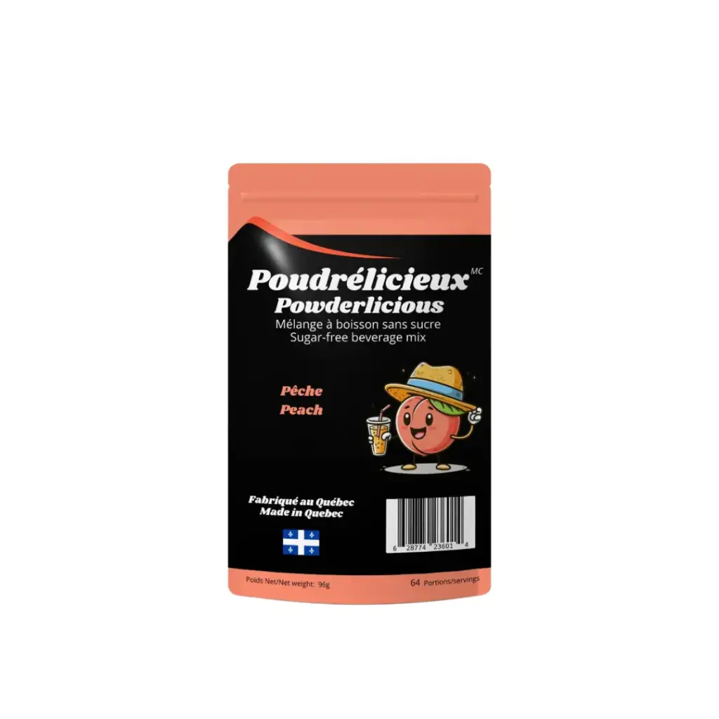Powder drink mix w/o sugar - Peach 96 g 