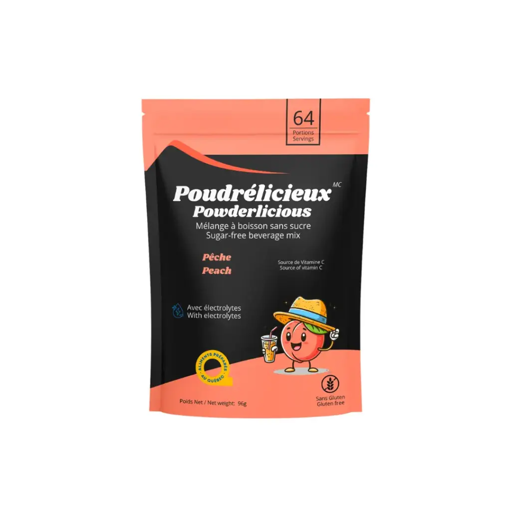 Powder drink mix w/o sugar - Peach 96 g 