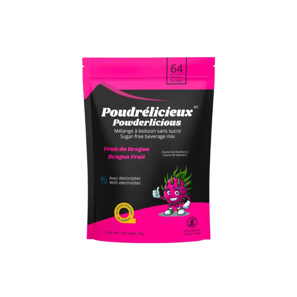 Powder drink mix w/o sugar - Dragon fruit 96 g  