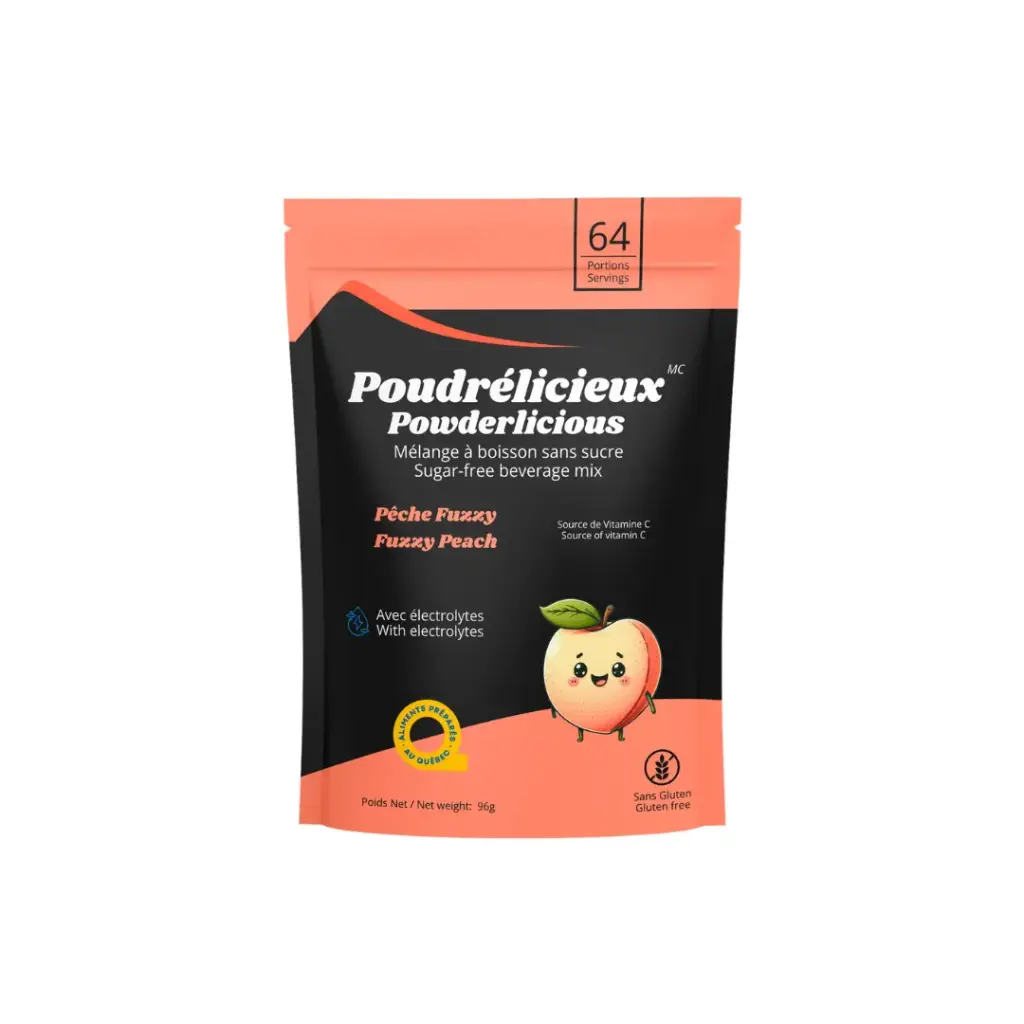 Powder drink mix w/o sugar- Fuzzy peach 96 g   