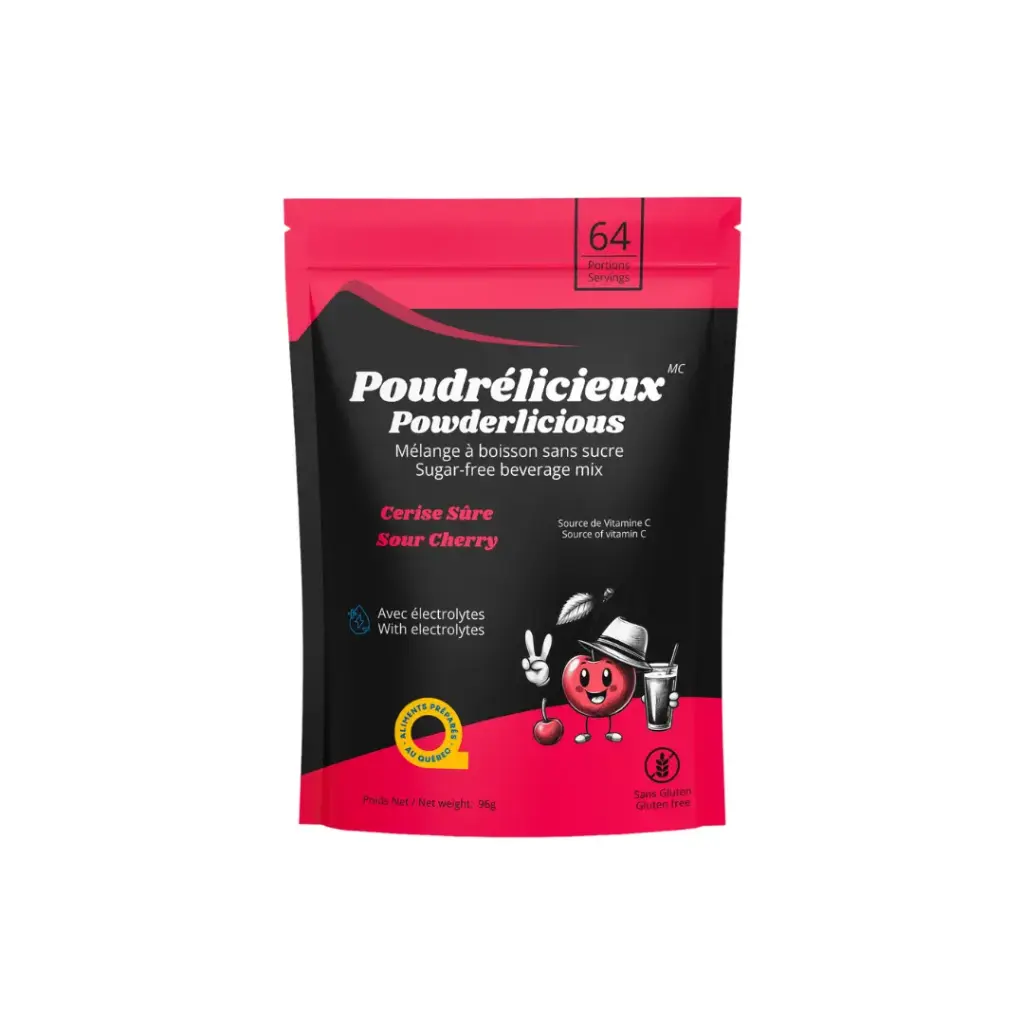 Powder drink mix w/o sugar - Sour cherry 96 g 