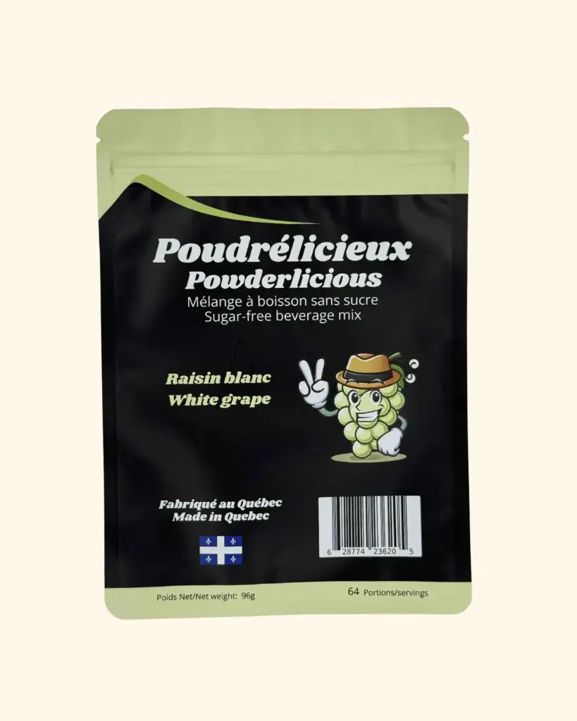 Powder drink mix w/o sugar - White grape 96 g  