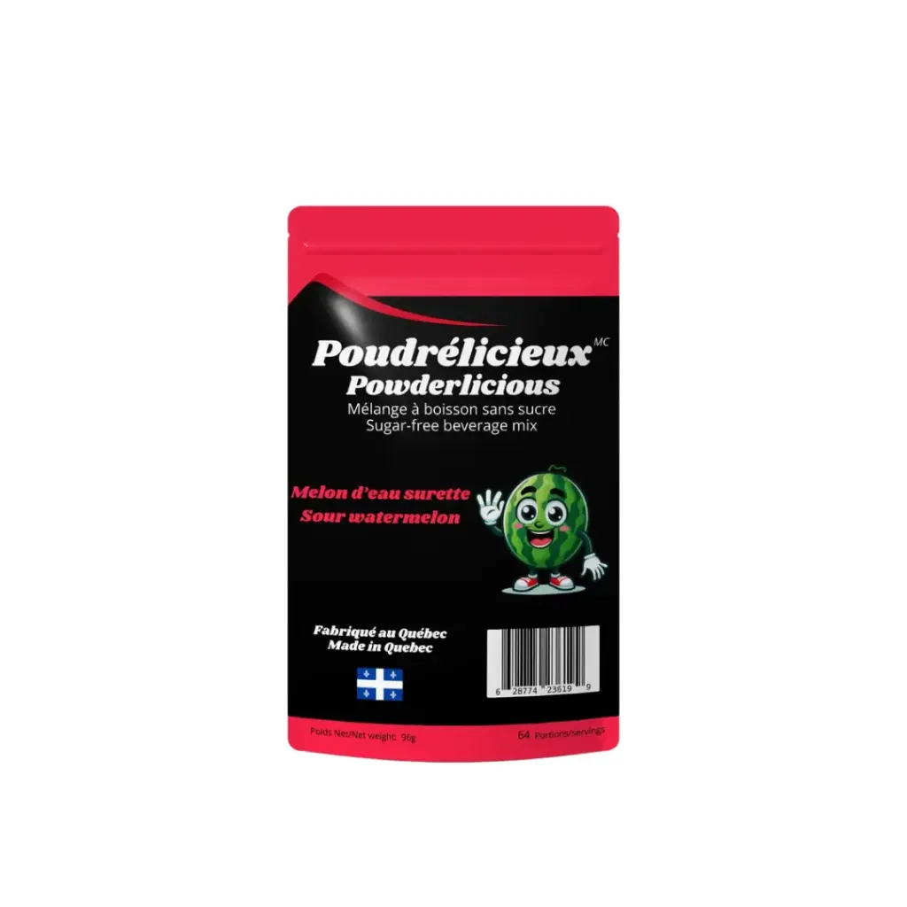Powder drink mix w/o sugar - Sour watermelon 96 g