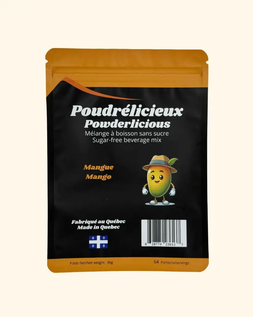 Mélange à boisson sans sucre - Mangue 96 g