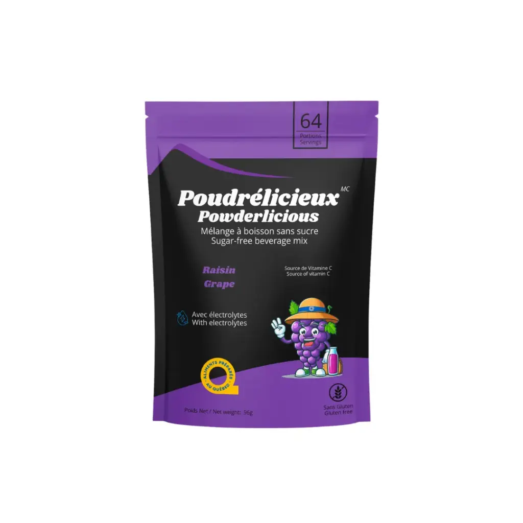 Mélange à boisson sans sucre - Raisin 96 g 