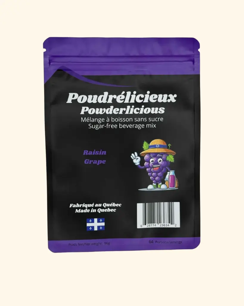 Powder drink mix w/o sugar - Grape  96 g 