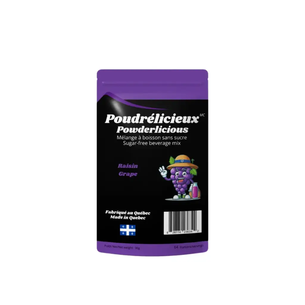 Powder drink mix w/o sugar - Grape 96 g 