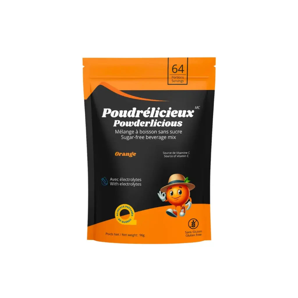 Powder drink mix w/o sugar - Orange 96 g