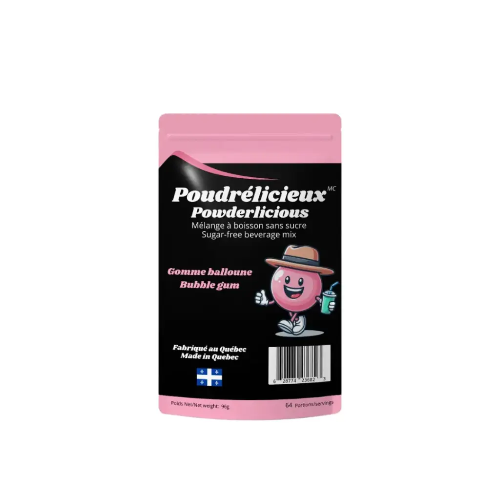 Mélange à boisson sans sucre - Gomme balloune 96 g