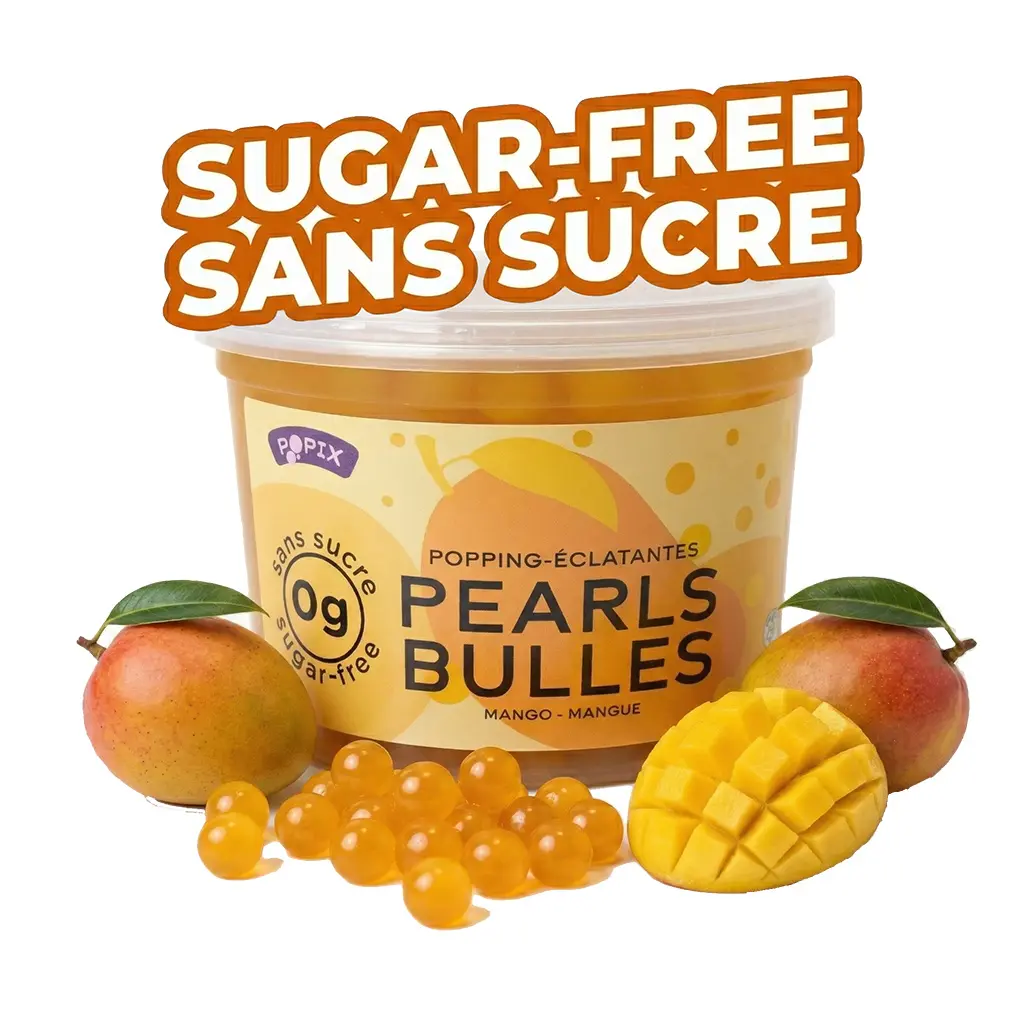 Bulles éclatantes Popix 0 sucre - Mangue 500 g