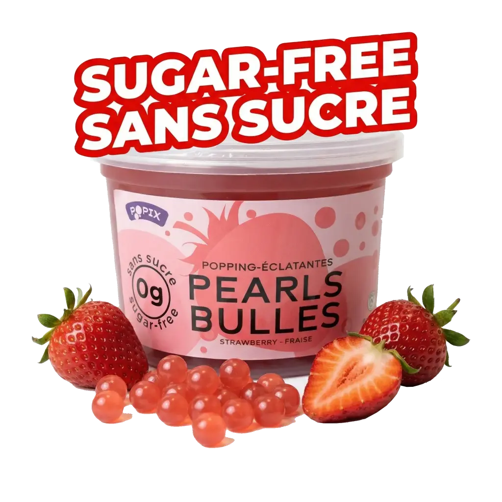 Bulles éclatantes Popix 0 sucre - Fraise 500 g