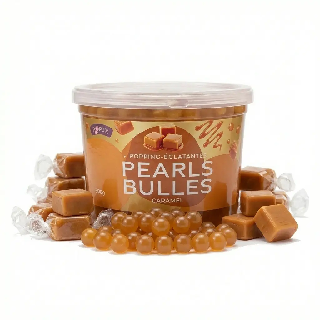 Bulles éclatantes Popix - Caramel 500 g