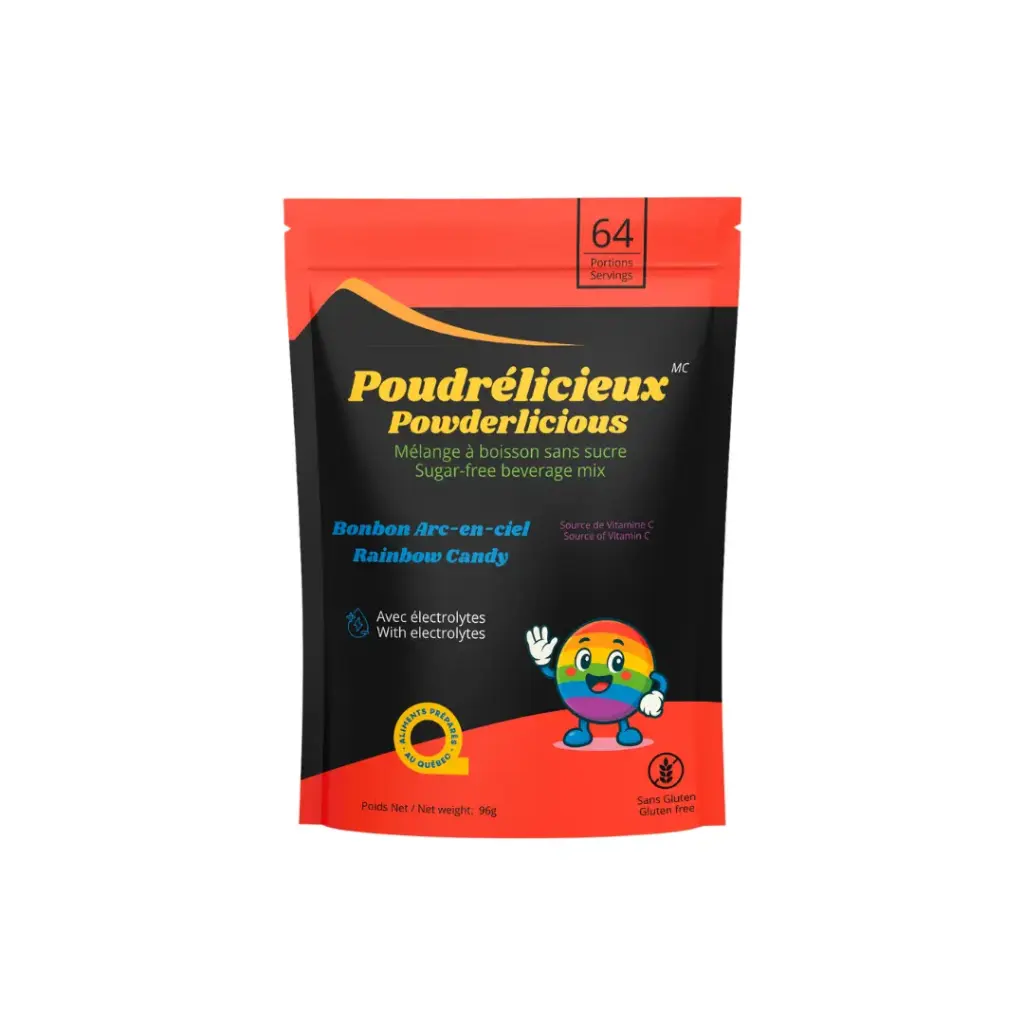 Powder drink mix w/o sugar - Rainbow candy 96 g