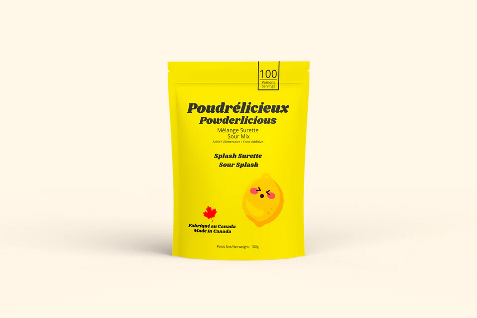 Powder drink mix w/o sugar - Sour splash 100 g