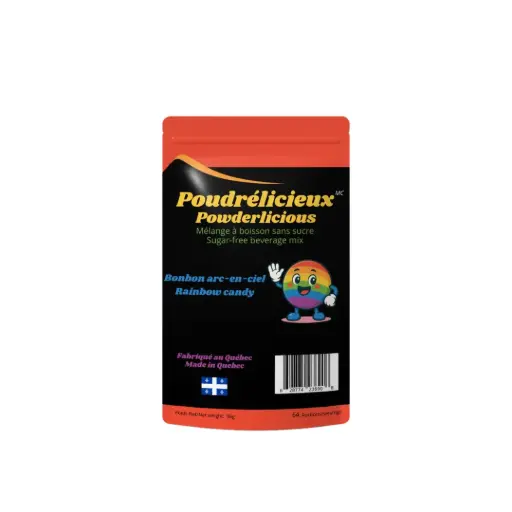Mélange à boisson sans sucre - Bonbons arc-en-ciel 96 g
