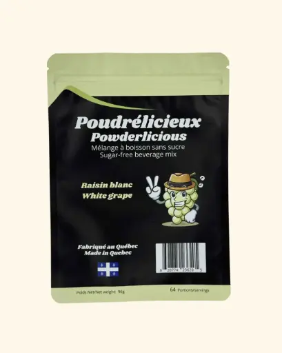 Mélange à boisson sans sucre - Raisin blanc 96 g  
