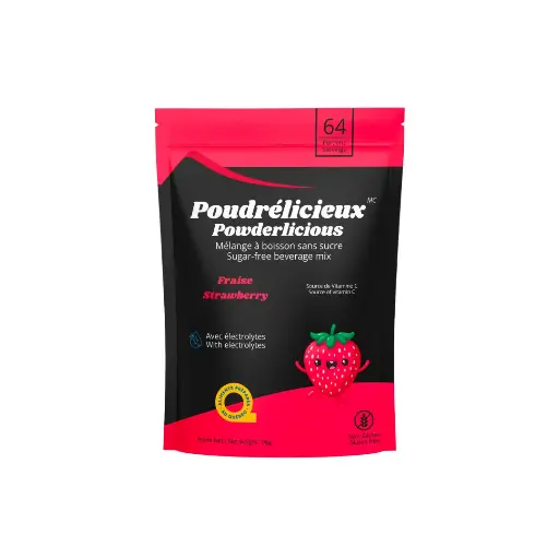 Powder drink mix w/o sugar - Strawberry 96 g