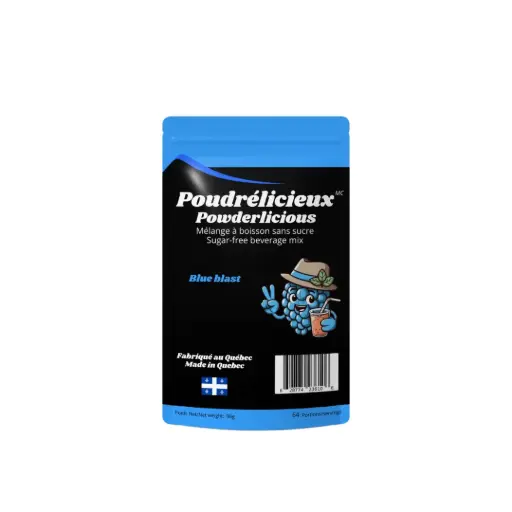 Powder drink mix w/o sugar - Blue blast 96 g