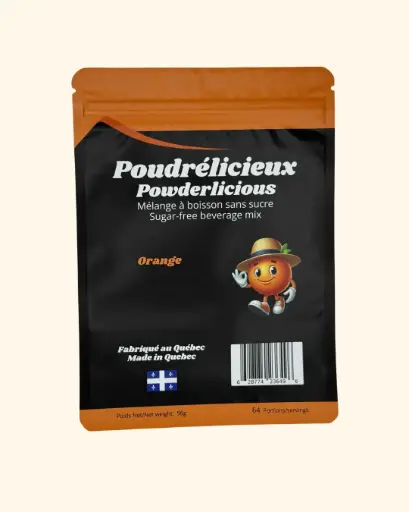 Powder drink mix w/o sugar - Orange 96 g