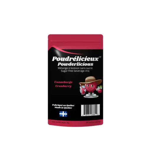 Powder drink mix w/o sugar - Cranberry 96 g