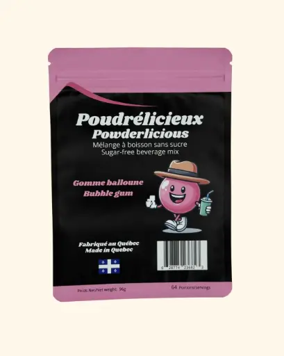 Powder drink mix w/o sugar - Bubble gum 96 g