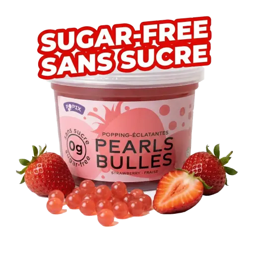 Bulles éclatantes Popix 0 sucre - Fraise 500 g